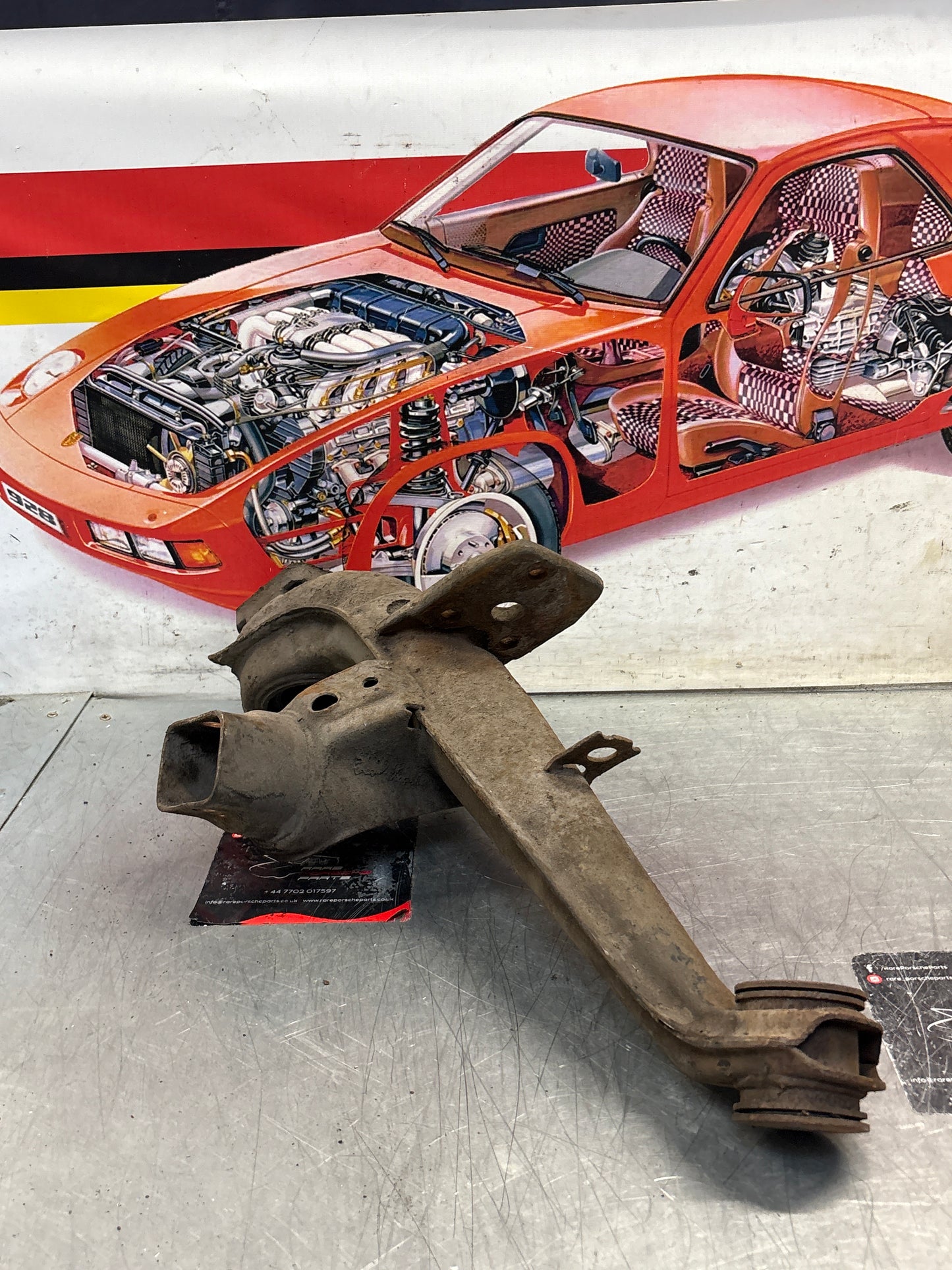 Porsche 924 944  -85.5 Rear right trailing arm,  used 94433102200