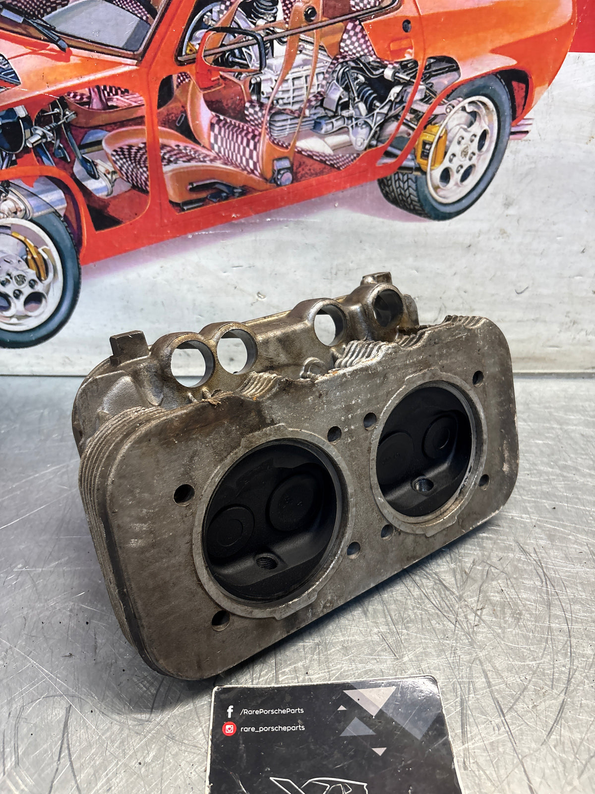 Porsche 914, cylinder head, used 022101372
