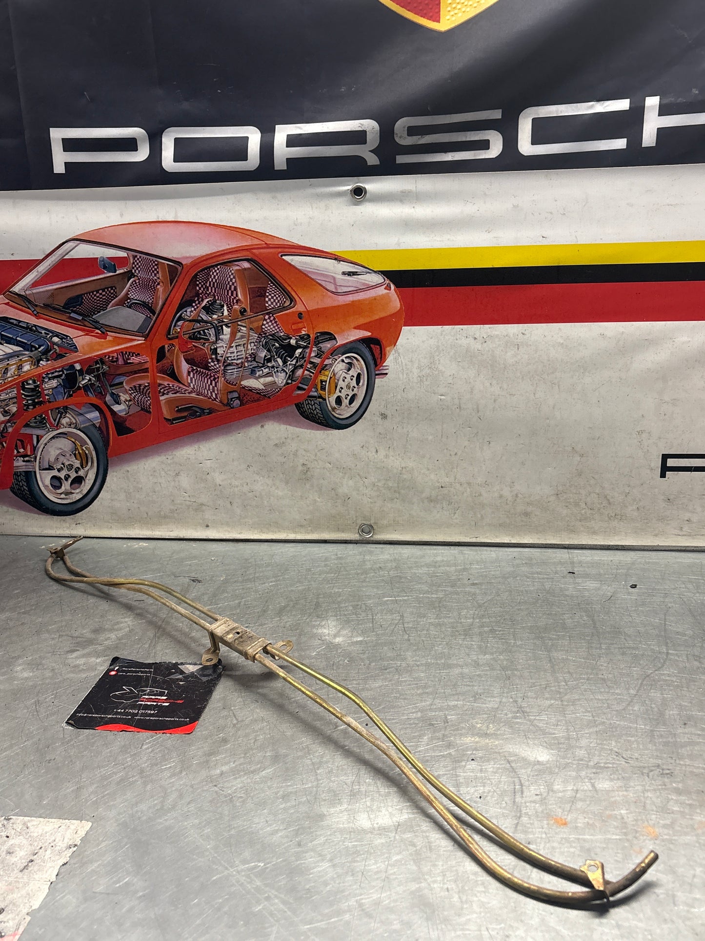 Porsche 928 cable Guide tube, used 92856420940