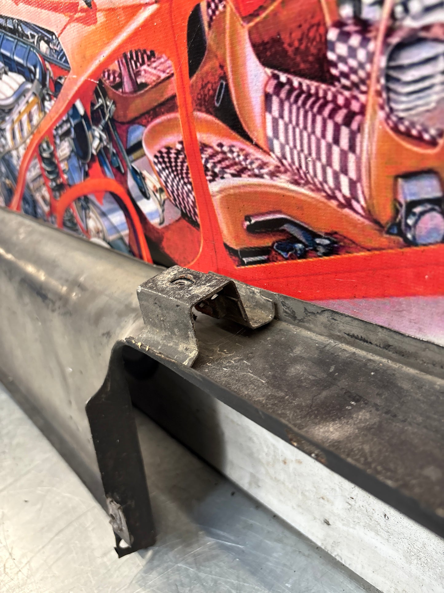 Porsche 924 Lower front valance, used, 94450303501 very nice condition