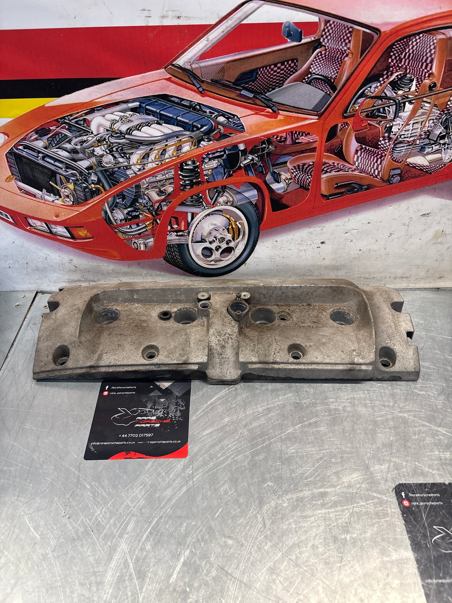 Porsche 968 cylinder head cover, used 94410446102