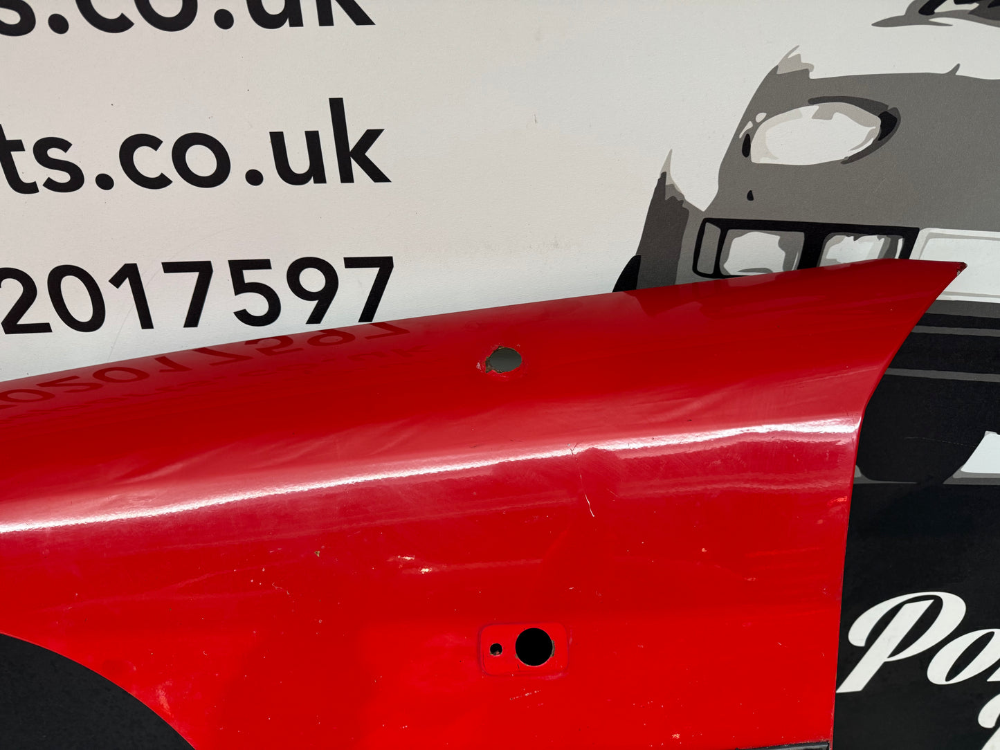 Porsche 924 Front Left Wing - Fair condition. 477821021