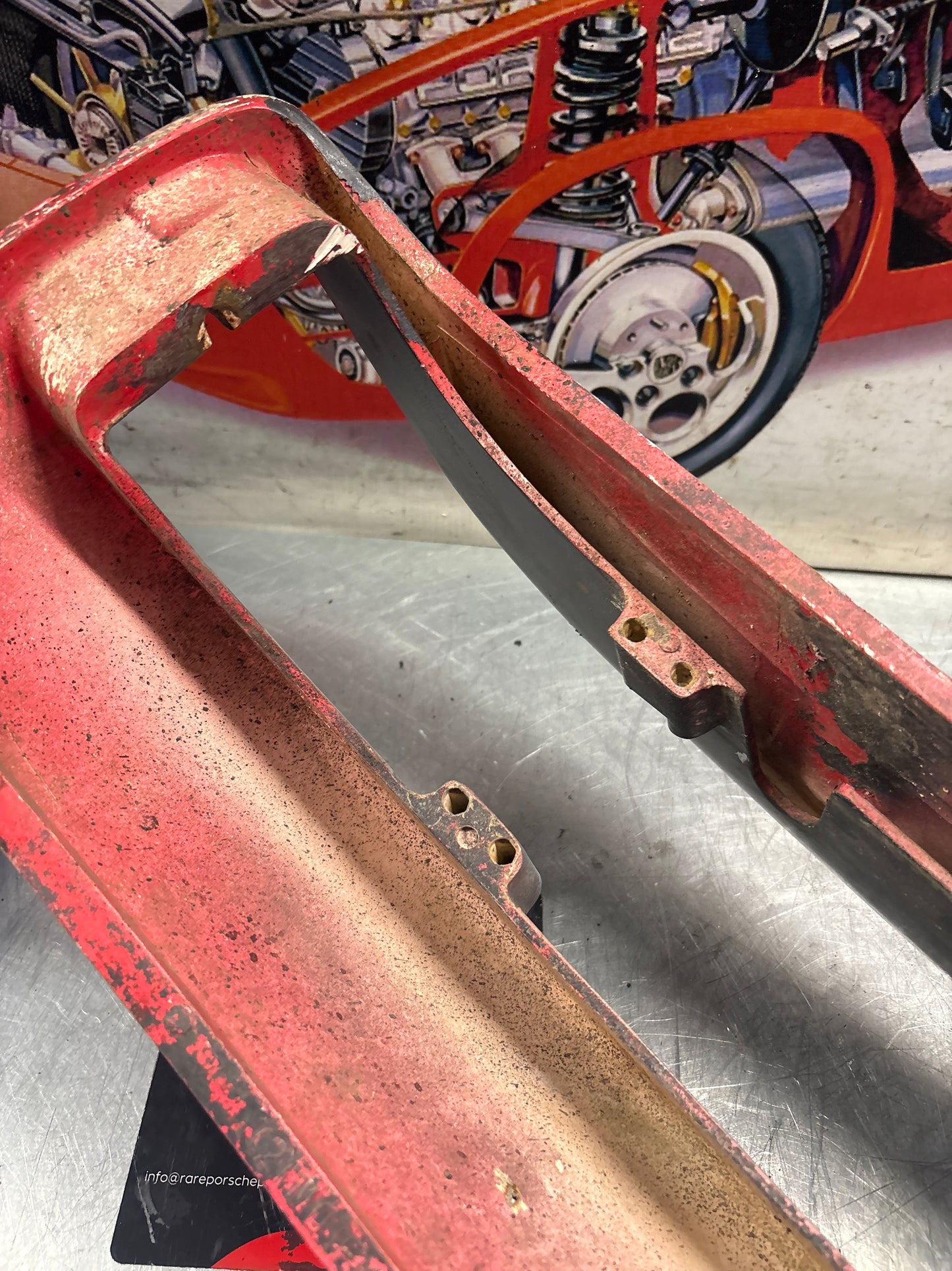 Porsche 924 Front Bumper 477807113 used