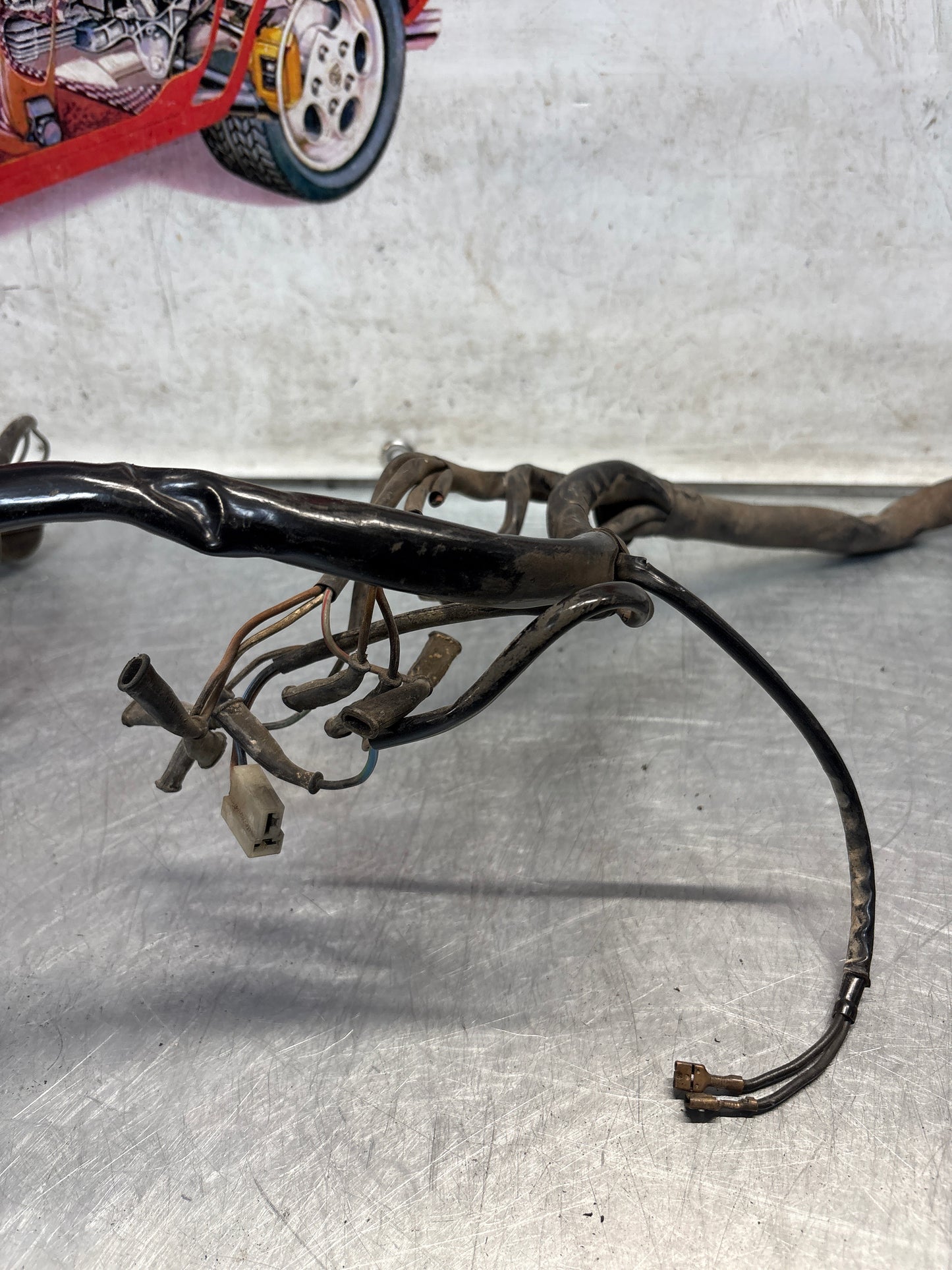 Porsche 928S LHD 1983, engine bay loom, used 92861200106