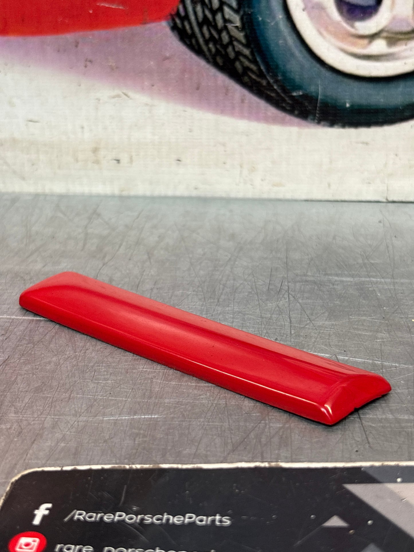 Porsche 944 left rear quarter moulding trim, used 93155914100