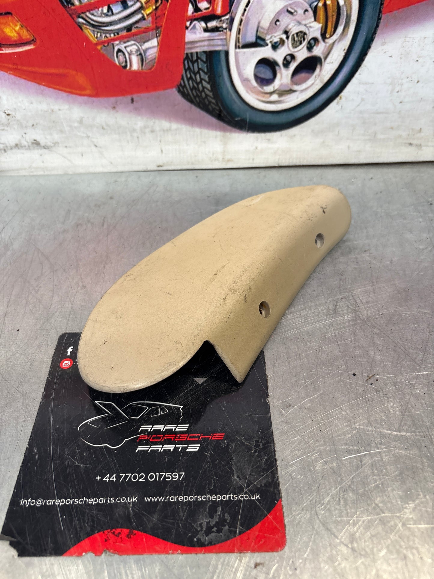 Porsche 944 928 seat hinge cover beige used left 92852114702