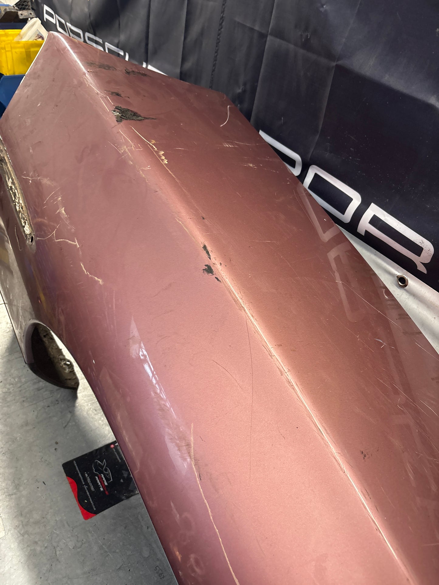 Porsche 928 S4 GT front right wing, used, 92850301211