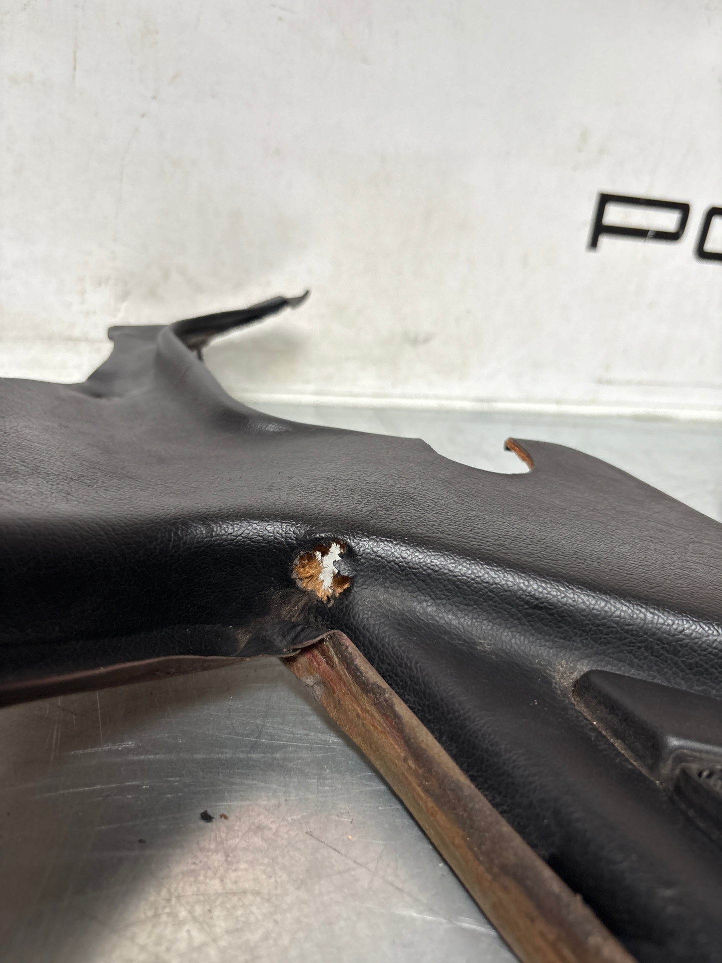 Porsche 944 Turbo S2 Black rear interior C Post trims/cards with M490 sound package, used 94455502113 / 94455502213