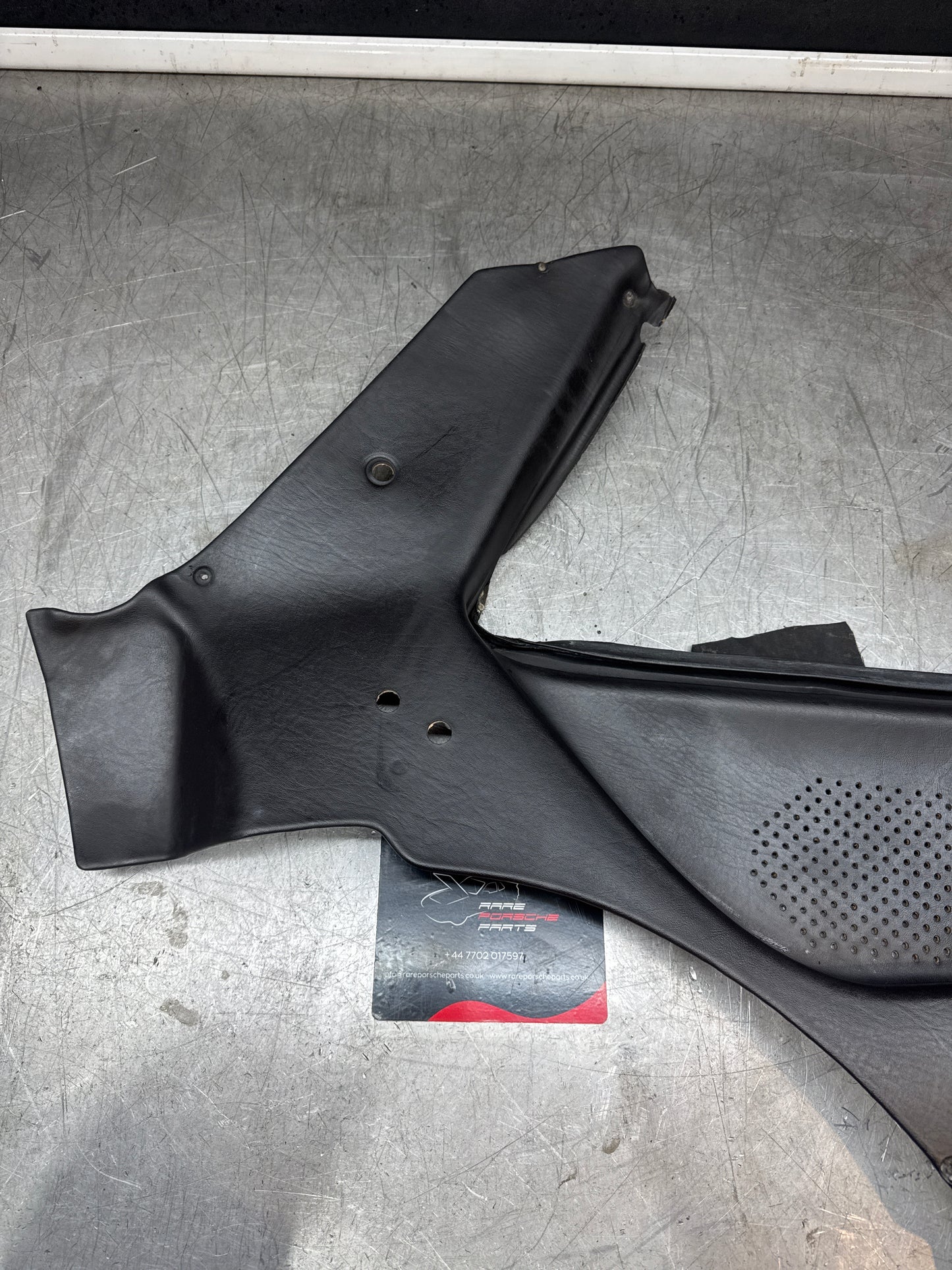 Porsche 924 / Early 944 Left Side Rear quarter panel, Black. Used. 94455502101