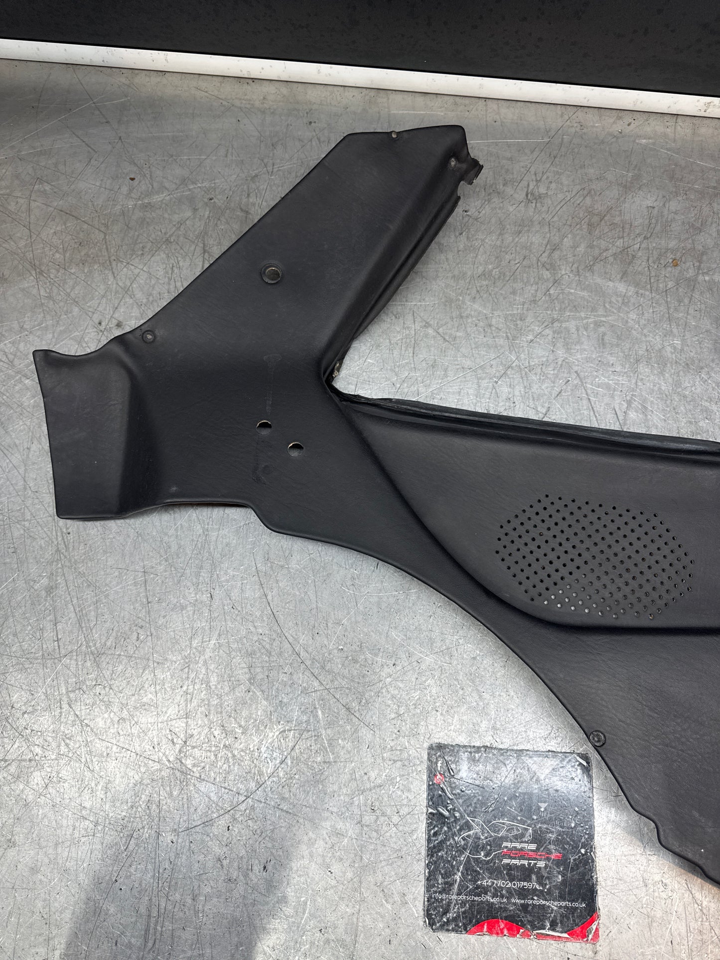 Porsche 944 924 black rear interior C Post trims/cards. Quarter panel trim used 94455502101 94455502201