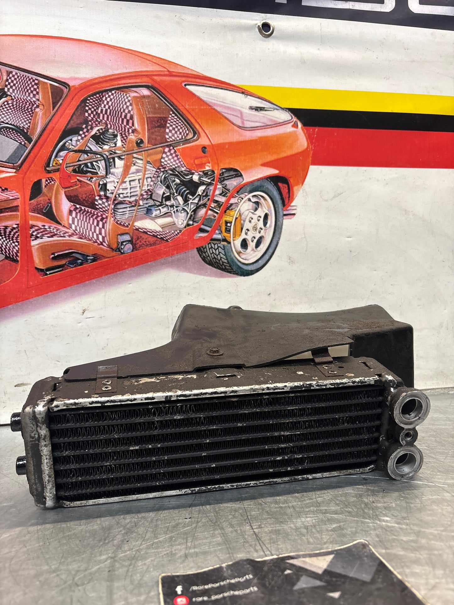 Porsche 944 3.0 S2 Oil Cooler 94420730900 used for spares or repair
