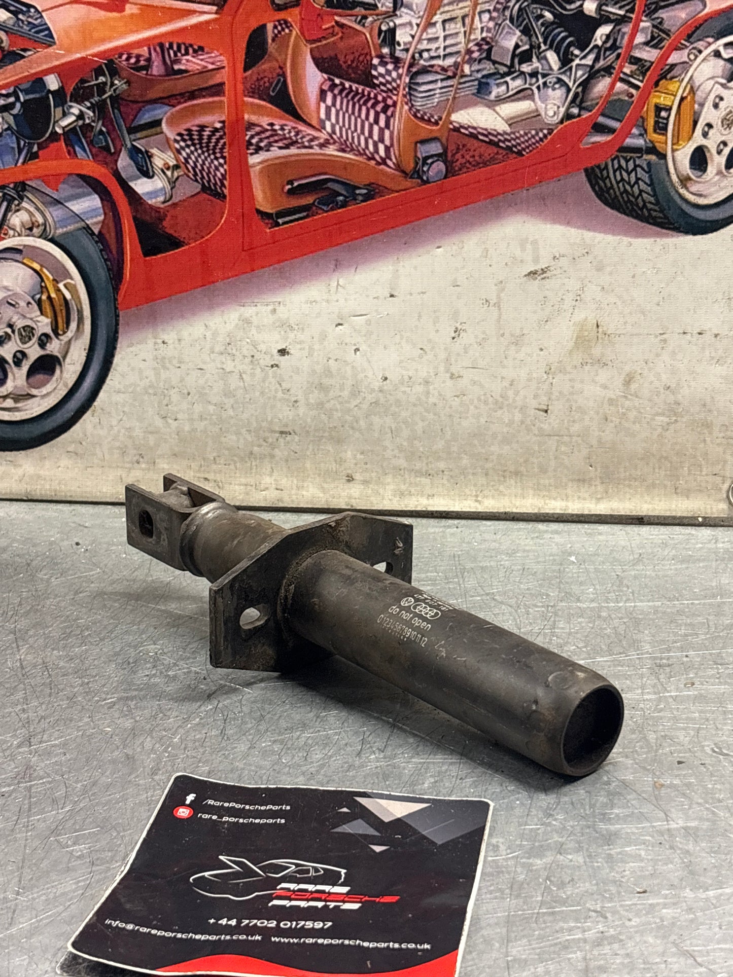 Porsche 924 / 944 Bumper impact shock absorber, used 477807181