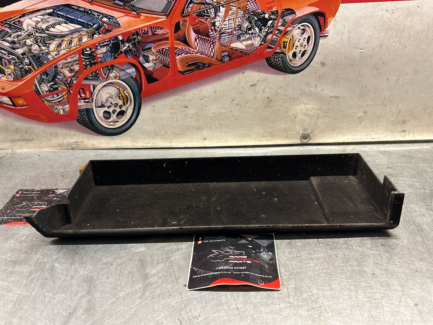 Porsche 924 944 under glove box shelf 477857836 LHD only, used