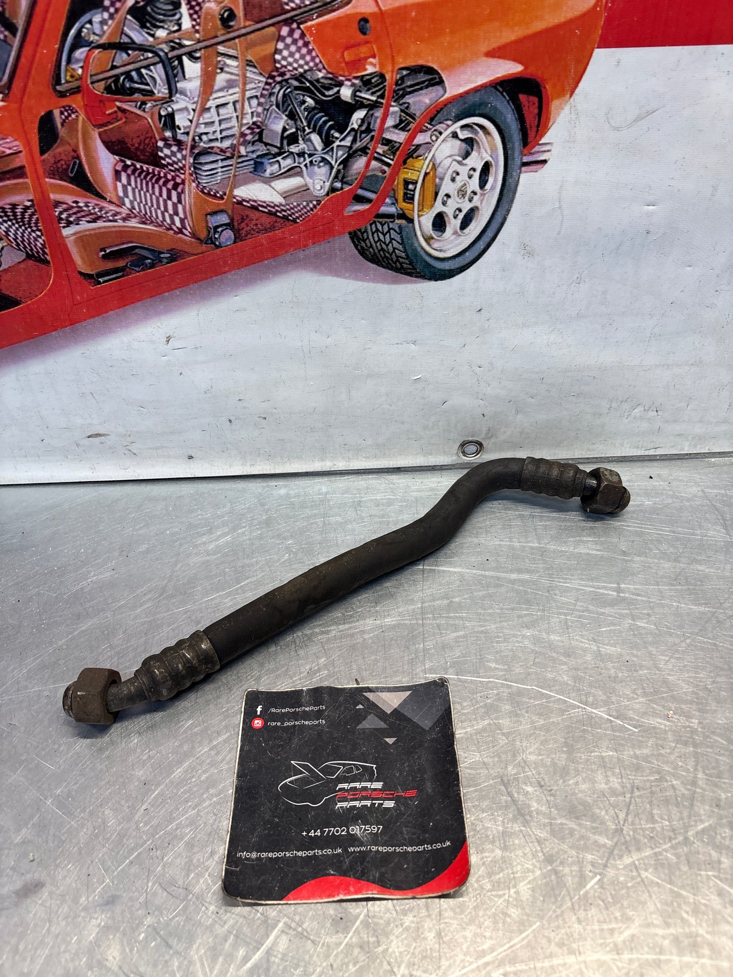 Porsche 944 Turbo Oil Pipe, 95120711103, used