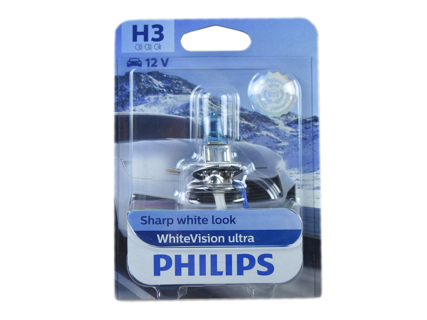 2x bulb PHILIPS White Vision for Porsche 944 S2 turbo 968 Fog