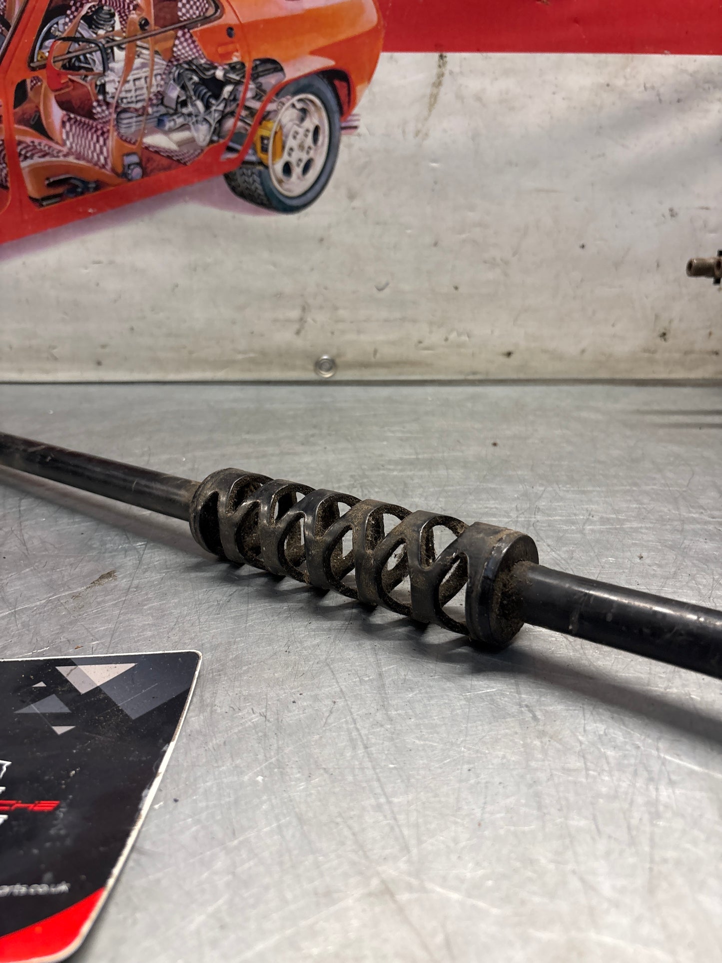 Porsche 924 / 924S / 944 LHD steering coloumn shaft, used 94434701904
