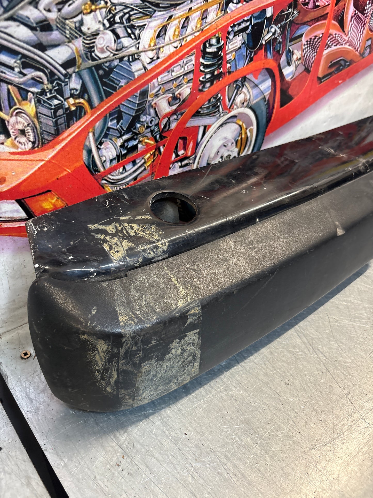 Porsche 944 Rear USA bumper, used 94450530100