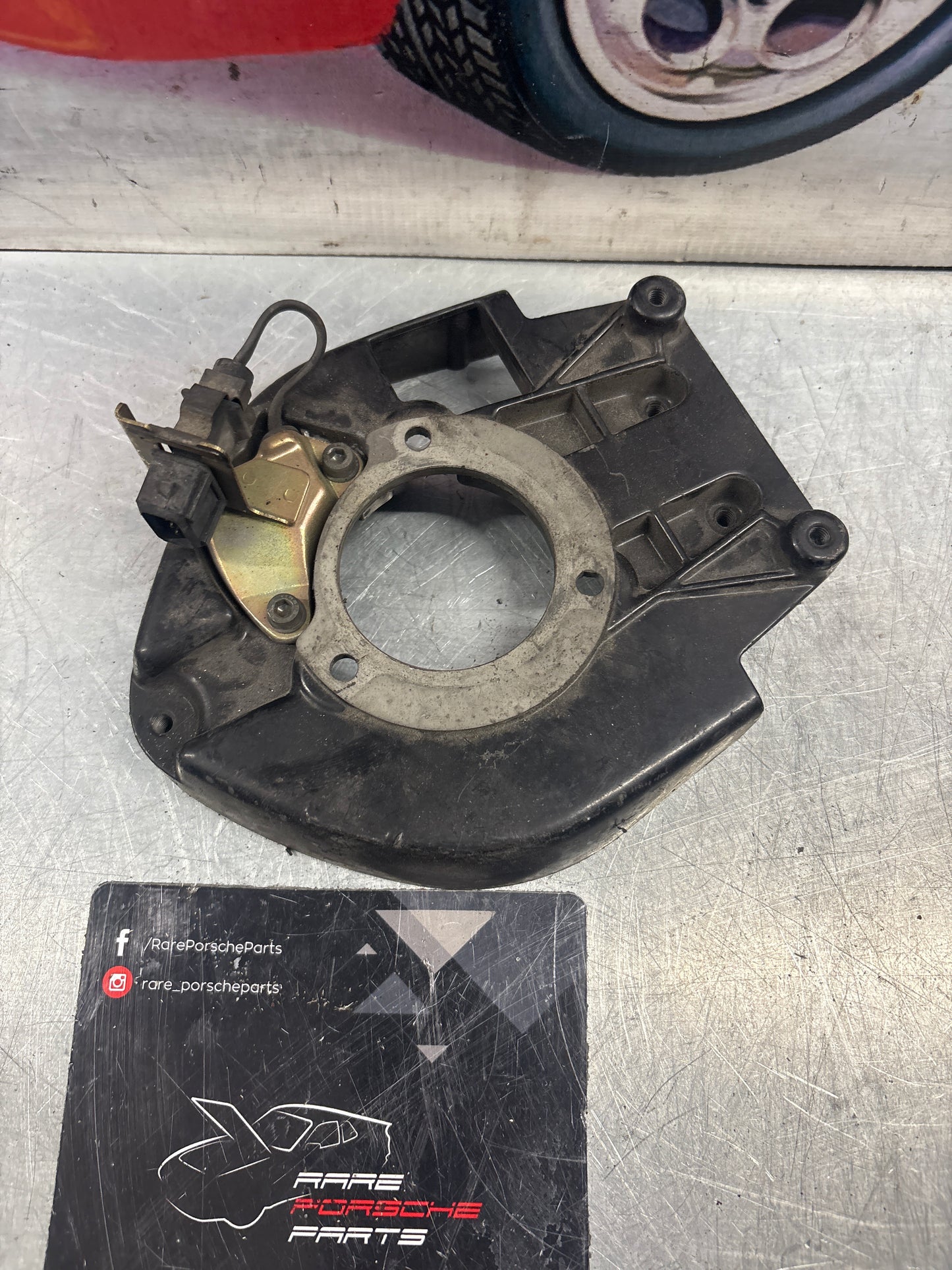 Porsche 944 968 camshaft gear cover, used 9441051795R