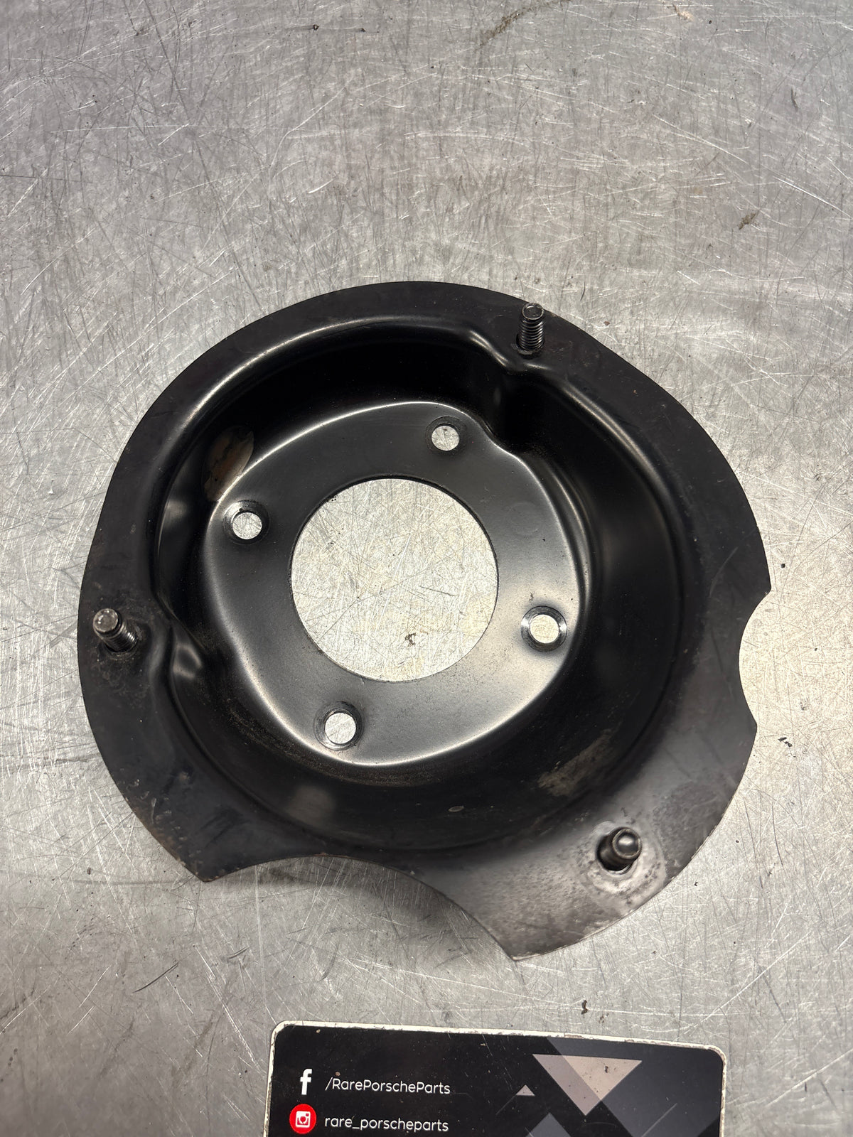 Porsche 924 brake booster plate bracket, used 477611947D