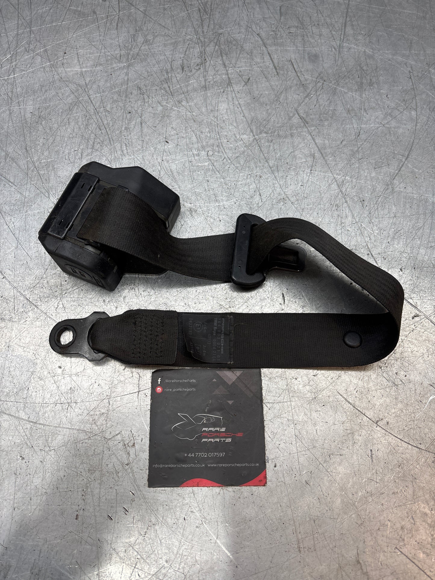 Porsche 911 964 rear left N/S seat belt, used, 96480302101