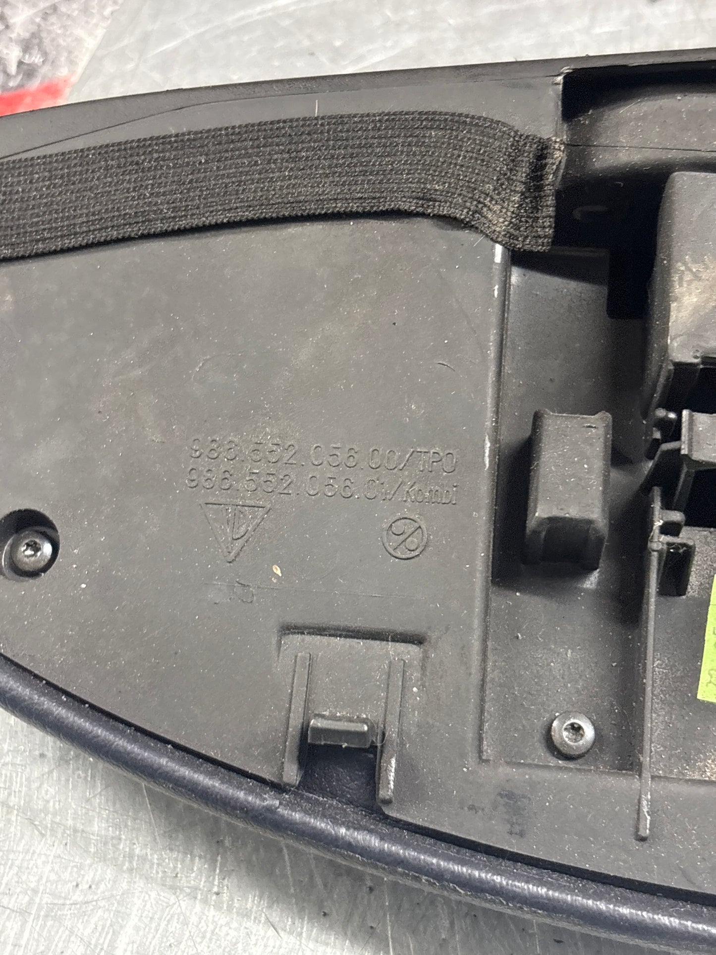 Porsche Boxster 986 RHD dashboard cluster trim,blue used 98655205600 / 98655205601