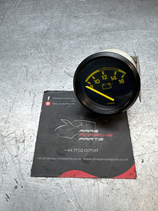 Porsche 944 voltmeter with yellow numbers 94464111900.L used