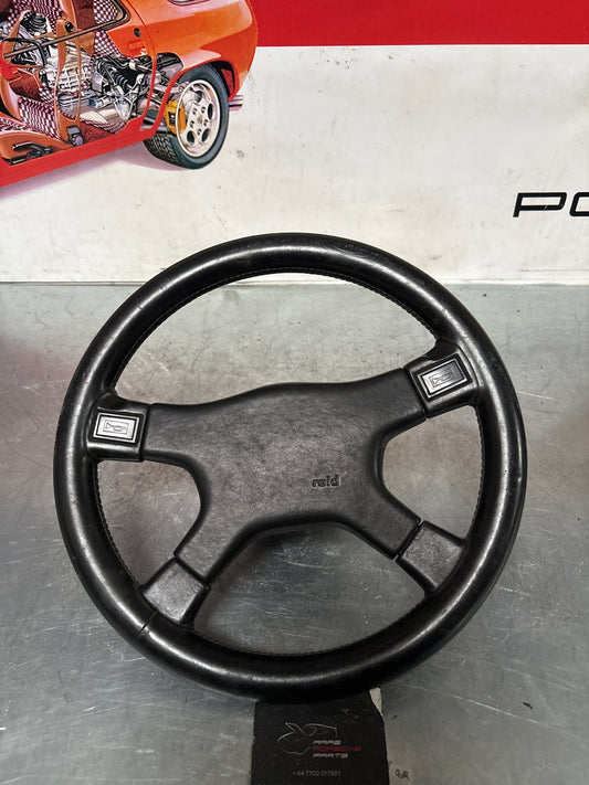 Raid steering wheel for Porsche 924 / 944, used