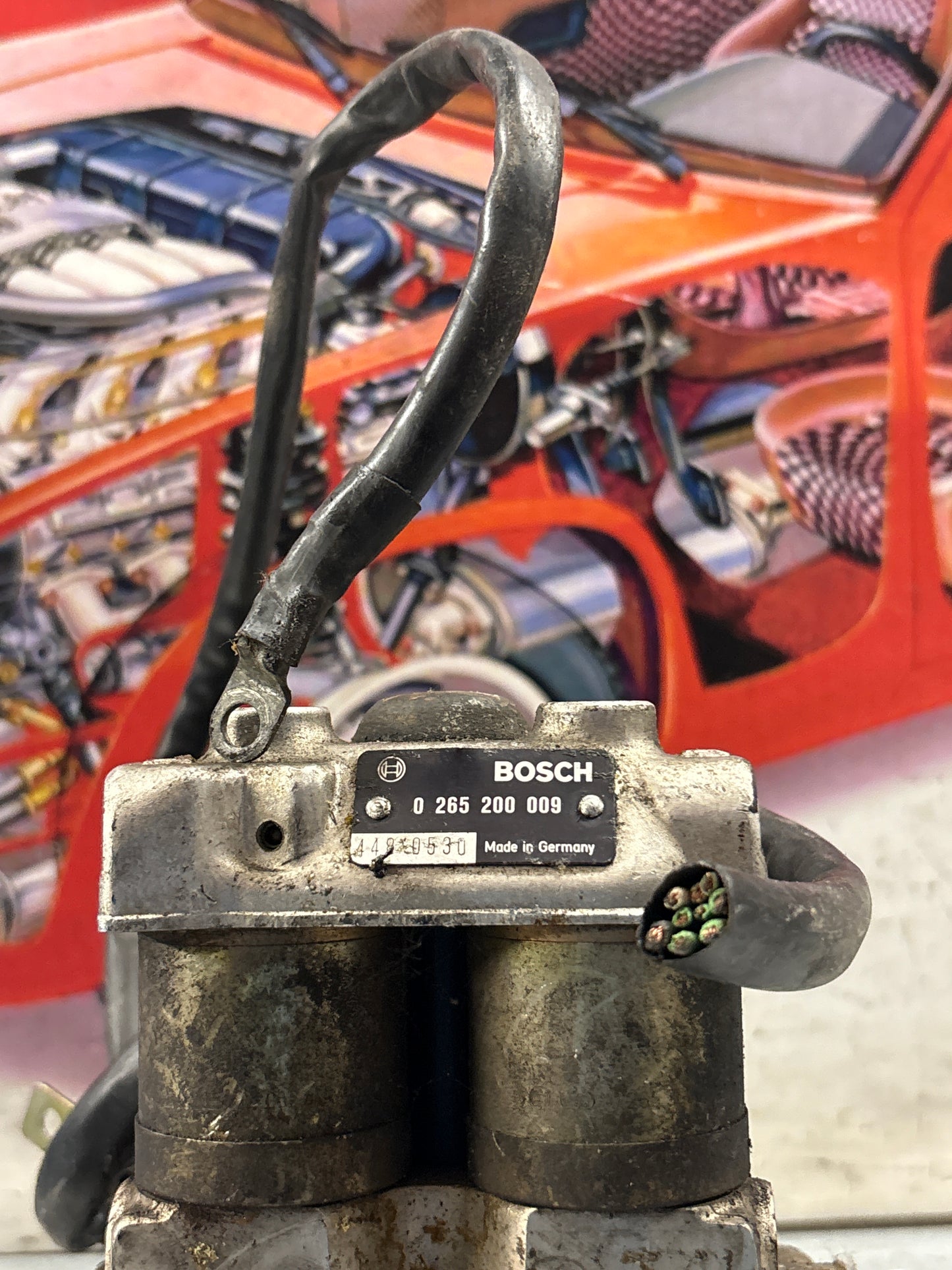 Porsche 928 85.5- ABS Pump module block, used 0265200009