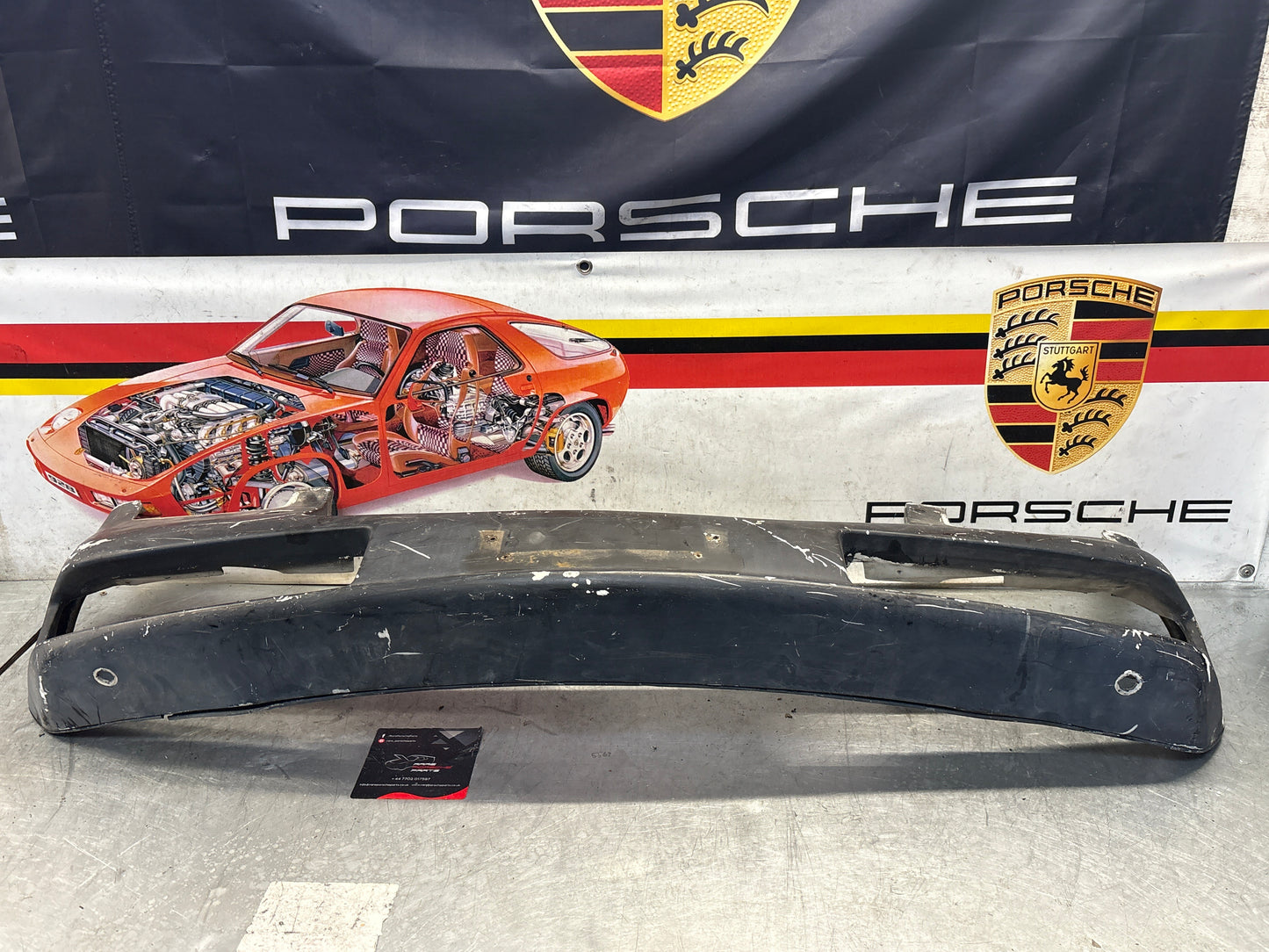 Porsche 928 front bumper cover panel, used 92850501306
