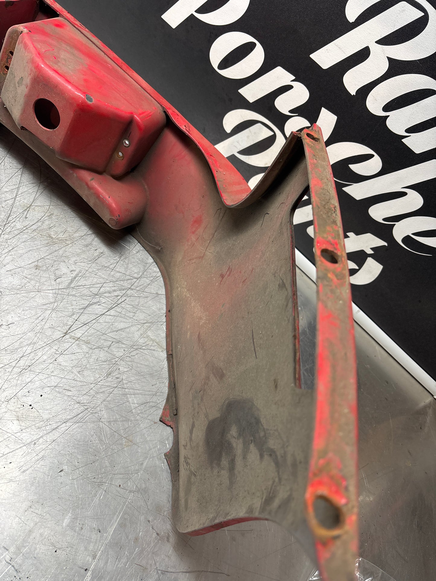 Porsche 944 USA Front spoiler, valance with fog light used 93150537101