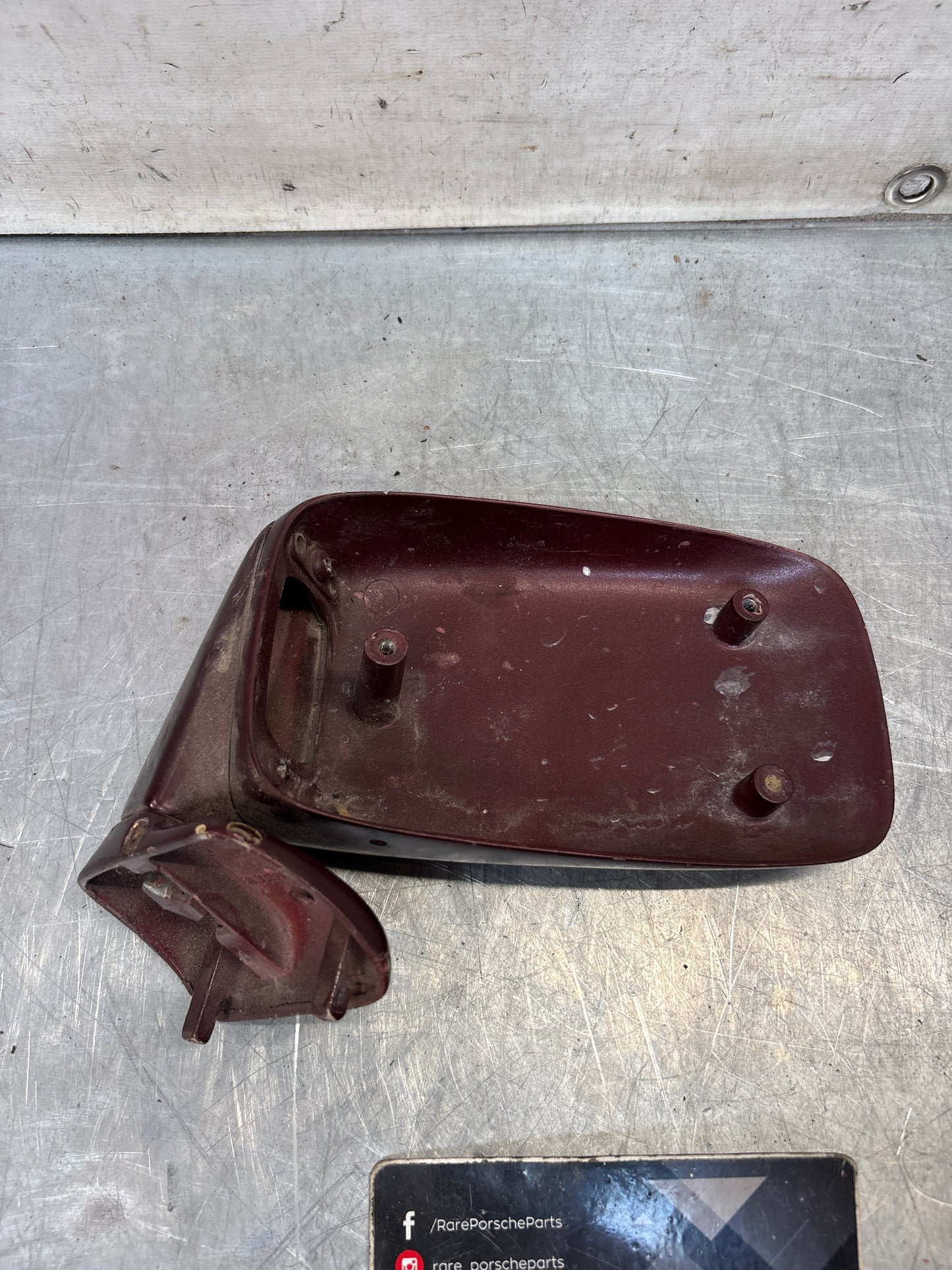 Porsche 911 964 LHD right mirror housing, used 91173102602
