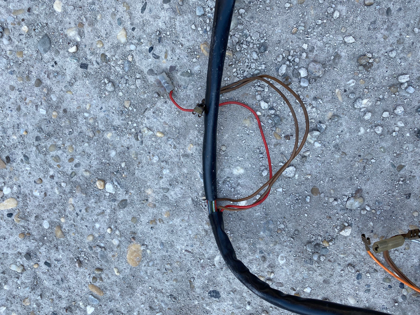 Porsche 924 1976 interior complete wiring loom LHD 477971050