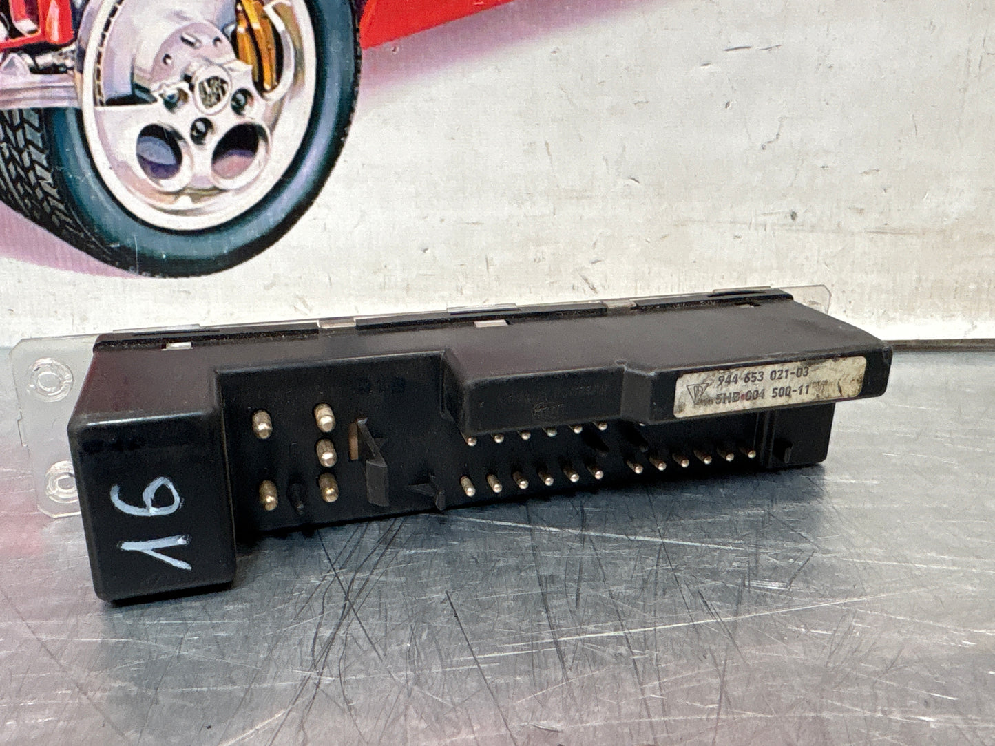Porsche 944 climate heater control switch unit 85.5-91 years. 94465302103 used
