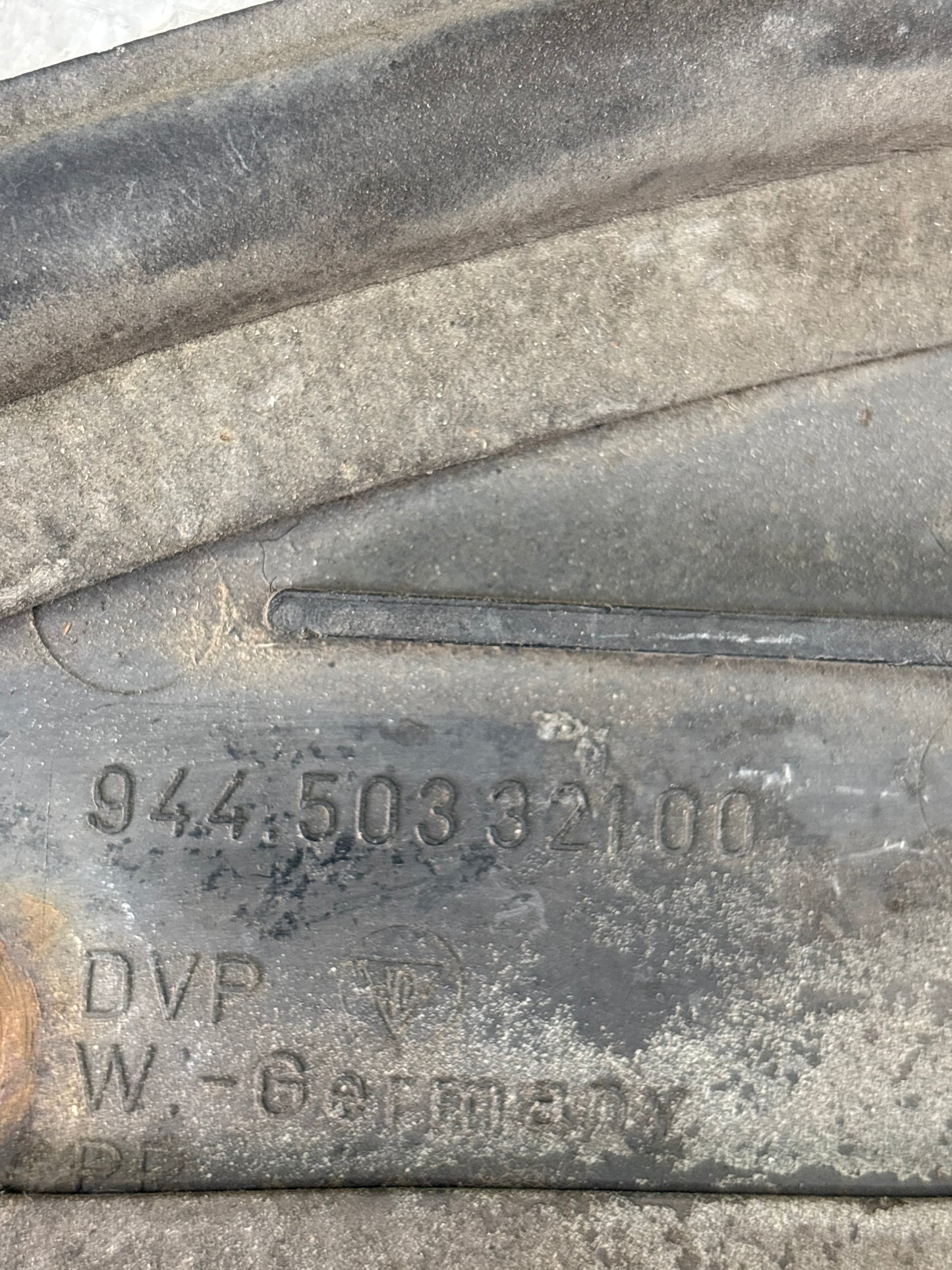 Porsche 924S N/S Left Wheel Arch Splash Shield 94450332100