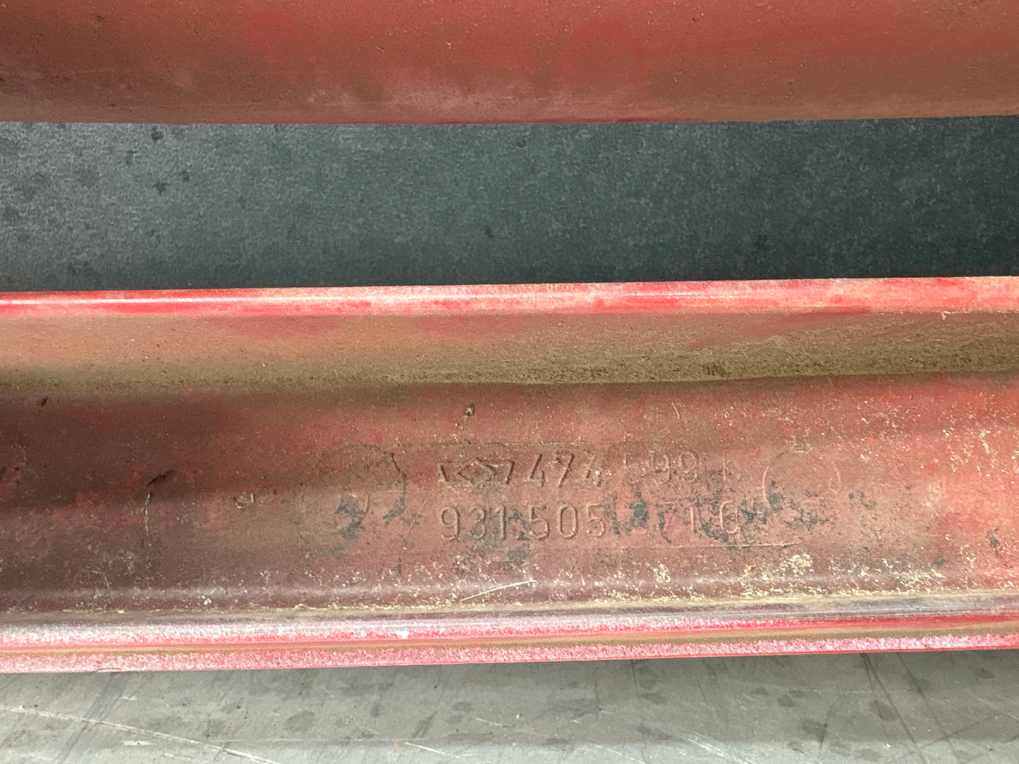 Porsche 944 Front spoiler, valance with fog light used 93150537105