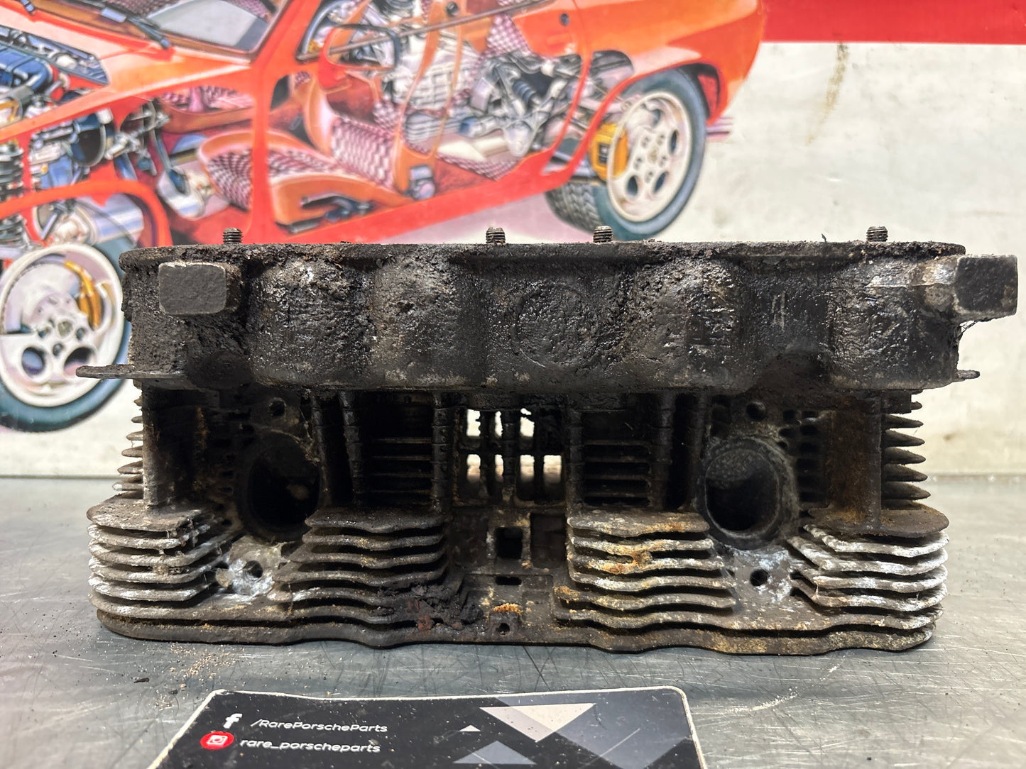 Porsche 914, cylinder head, used 022101372