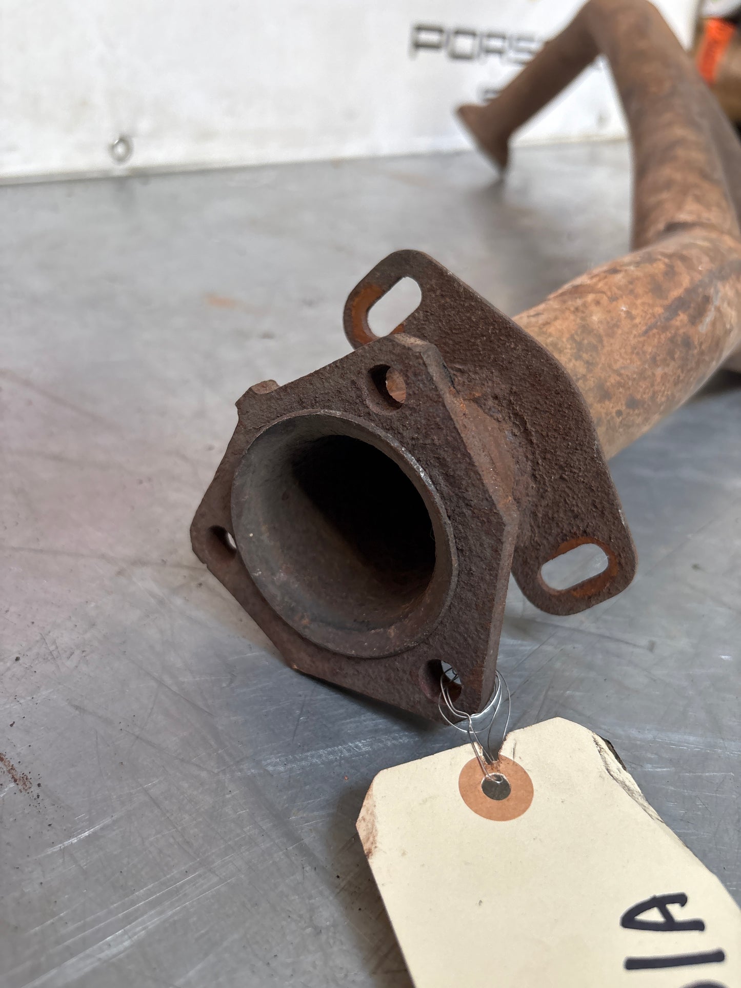 Porsche 924 exhaust pipe, used LHD only! 477253101H