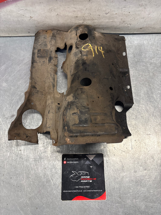 Porsche 914 cylinder cover heat shield, used 022119299A