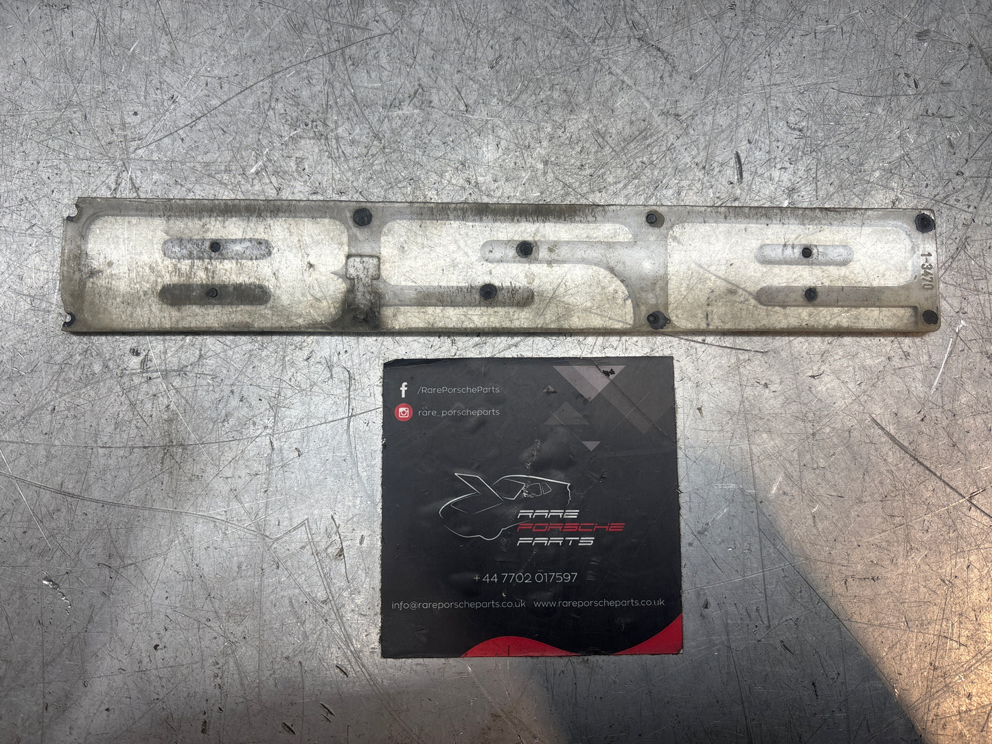 Porsche 928 scuff plate, door sill trim insert 92855105502 used