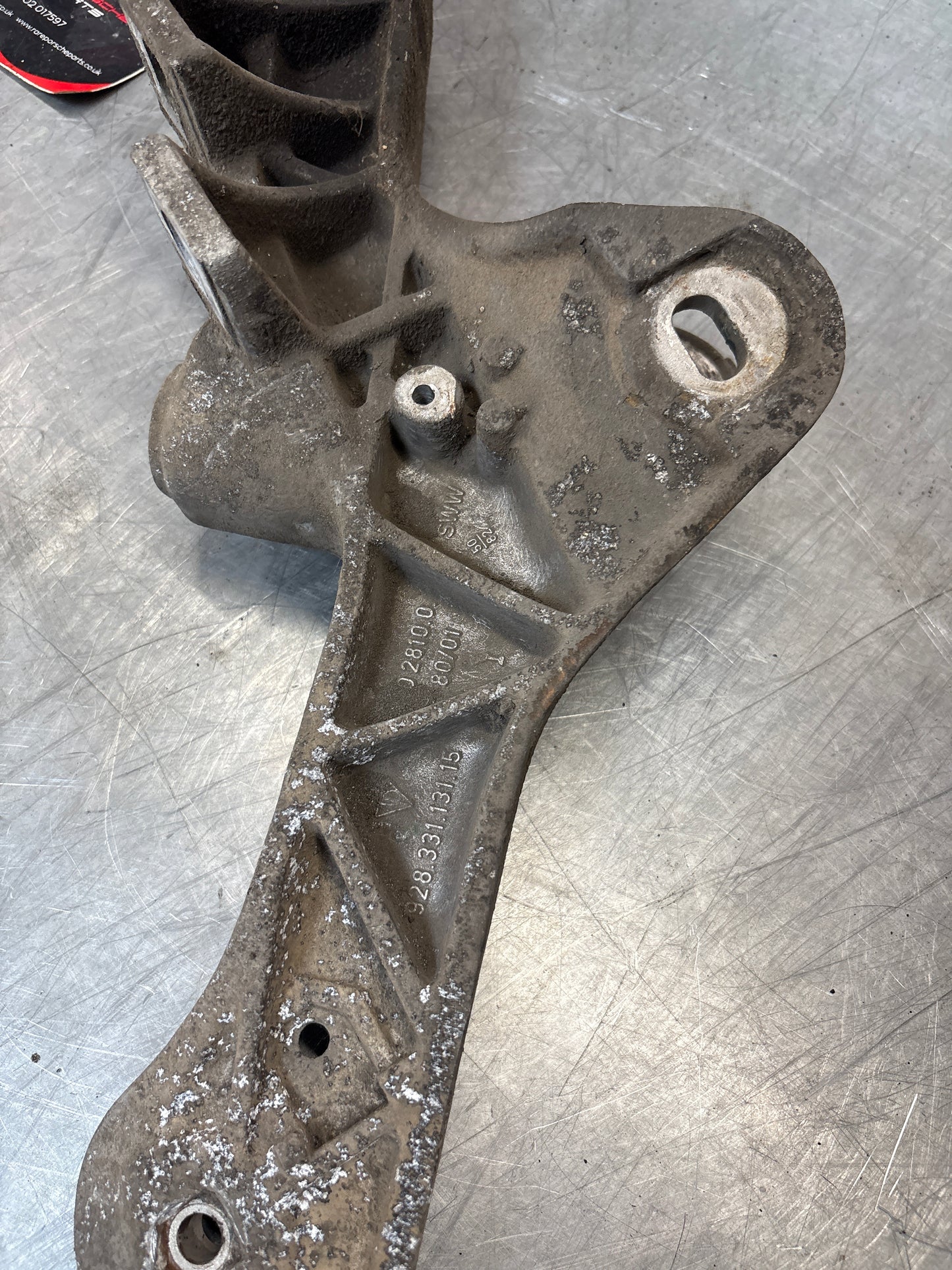 Porsche 928 rear gearbox subframe, used 92833113115
