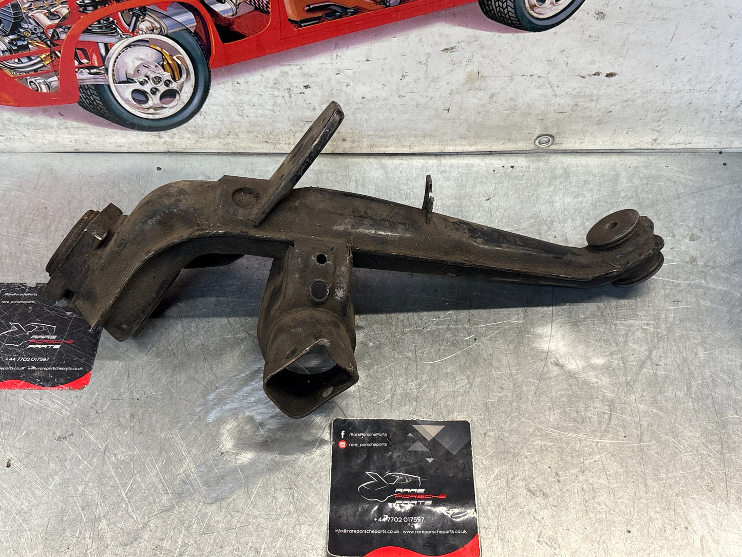 Porsche 924 944  -85.5 Rear right trailing arm,  used 94433102200