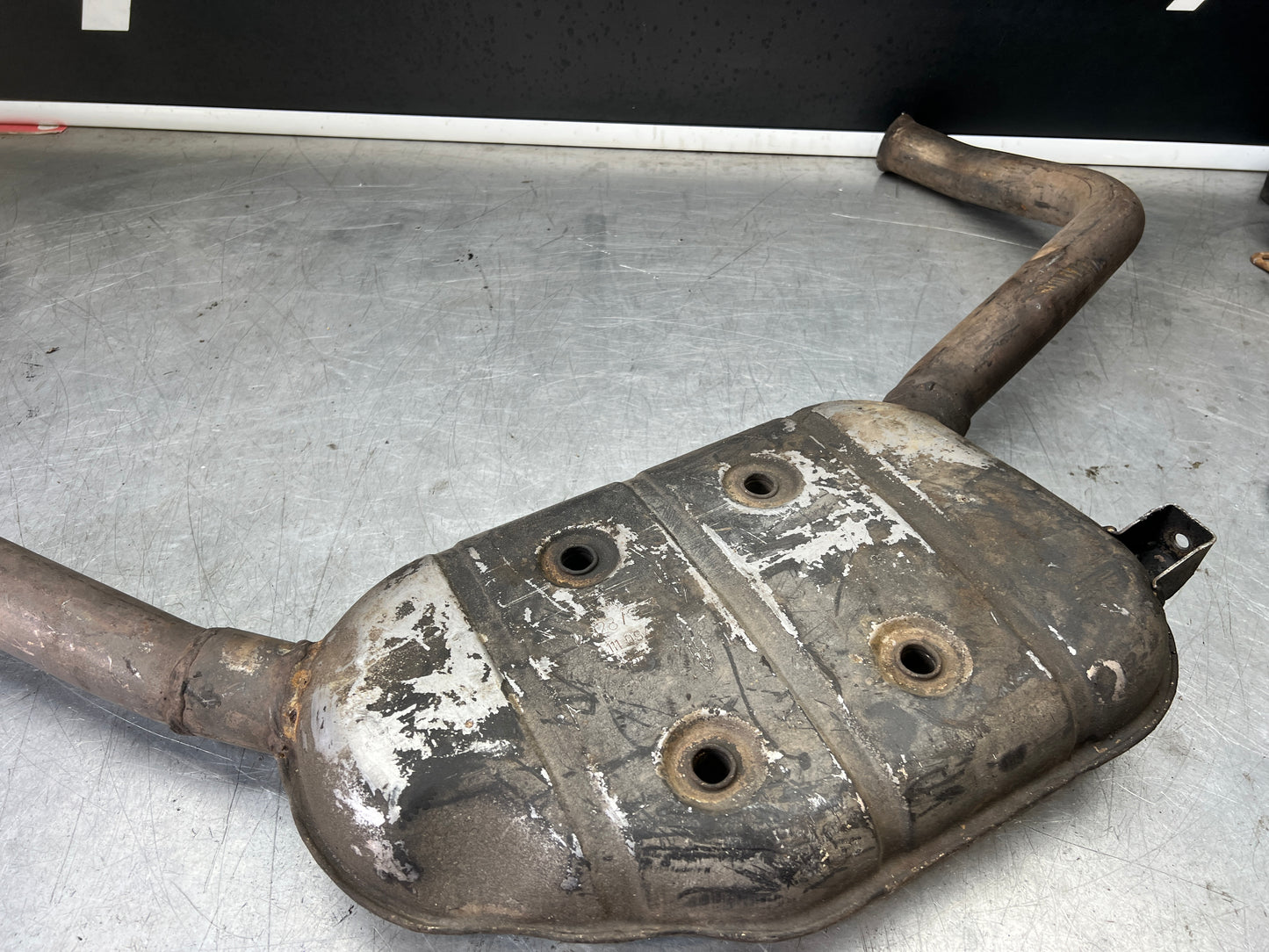 Porsche 928 Right side silencer, used 92811109301