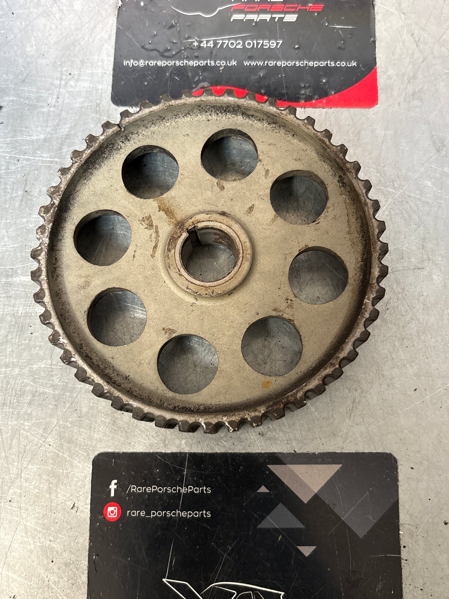 Porsche 928 camshaft timing gear, used 92810554510