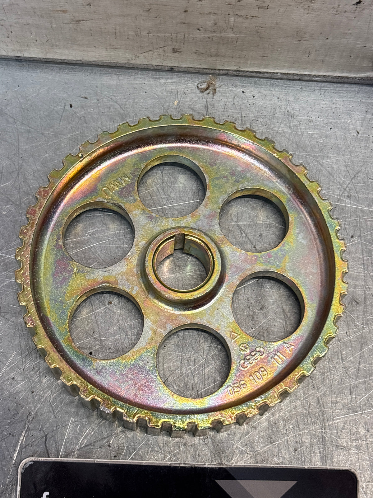 Porsche 924 Turbo Vintage camshaft gear, refurbished 056109111A