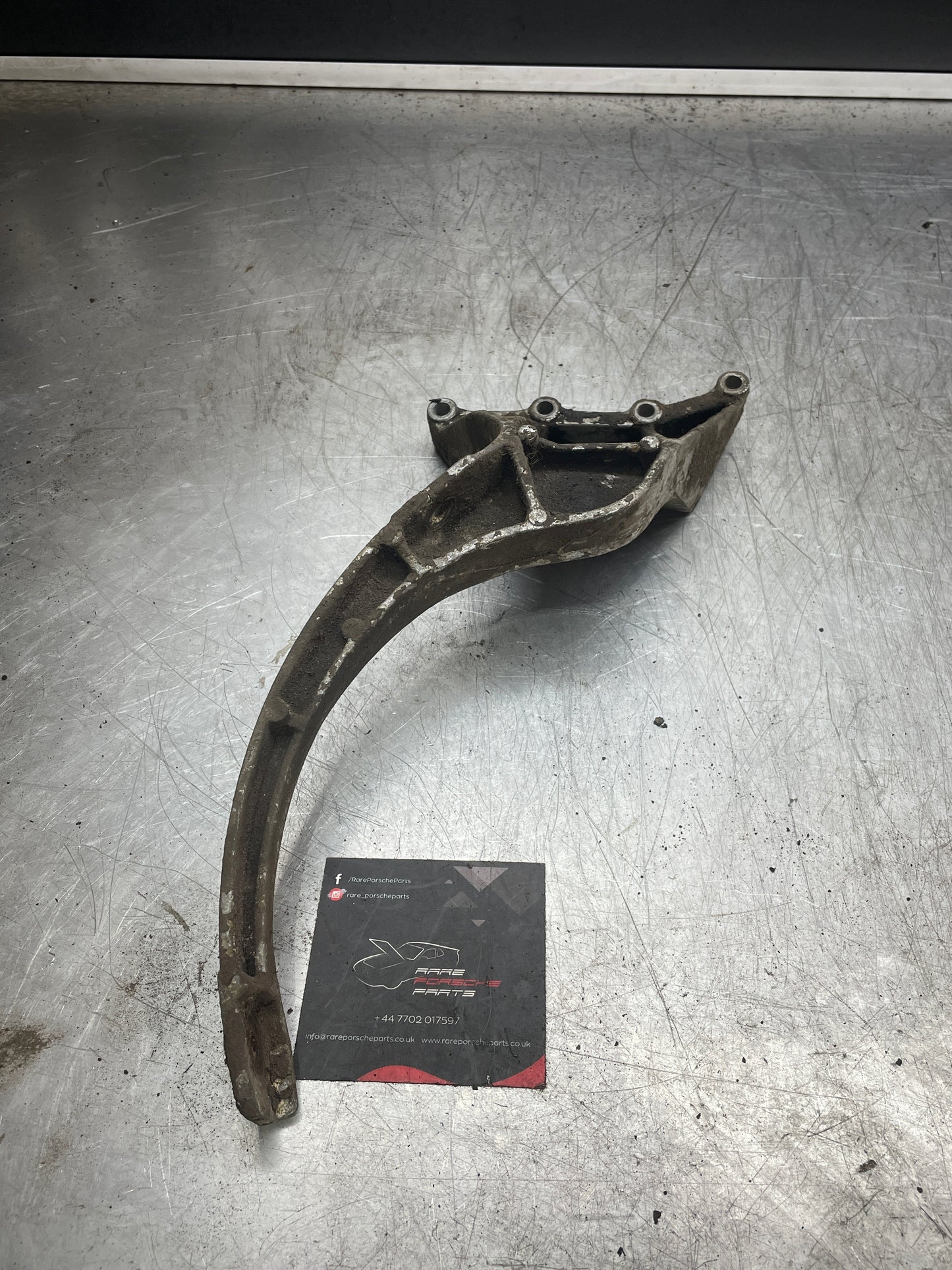 Porsche 924 exhaust support bracket, used 477253243