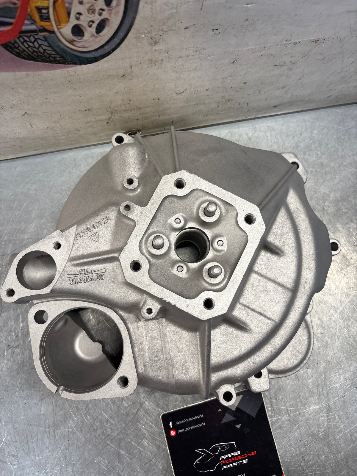 Porsche 924 Turbo bell housing, refurbished 9311164012R