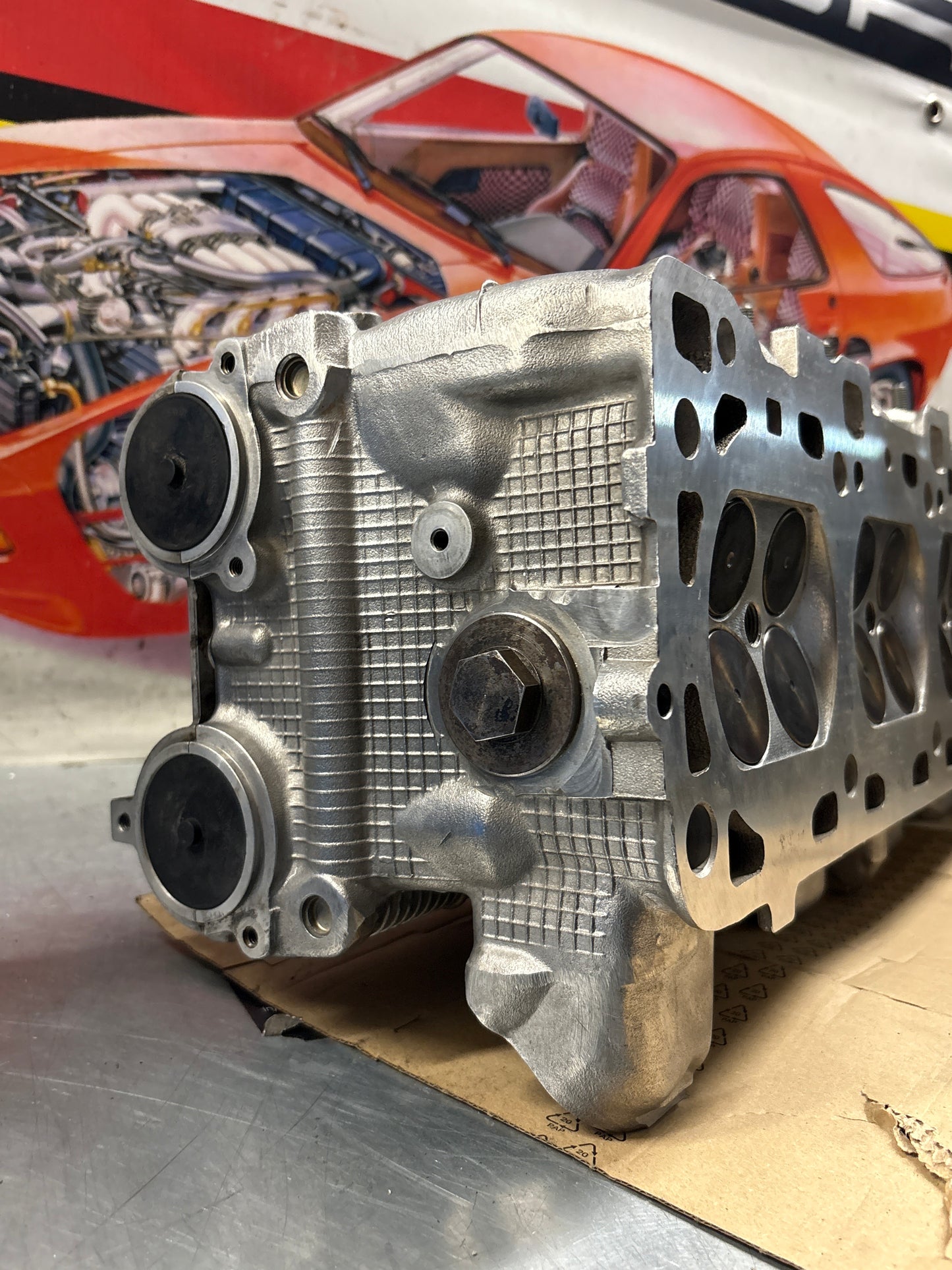 Porsche 968 Cylinder Head, refurbished 9441044141R