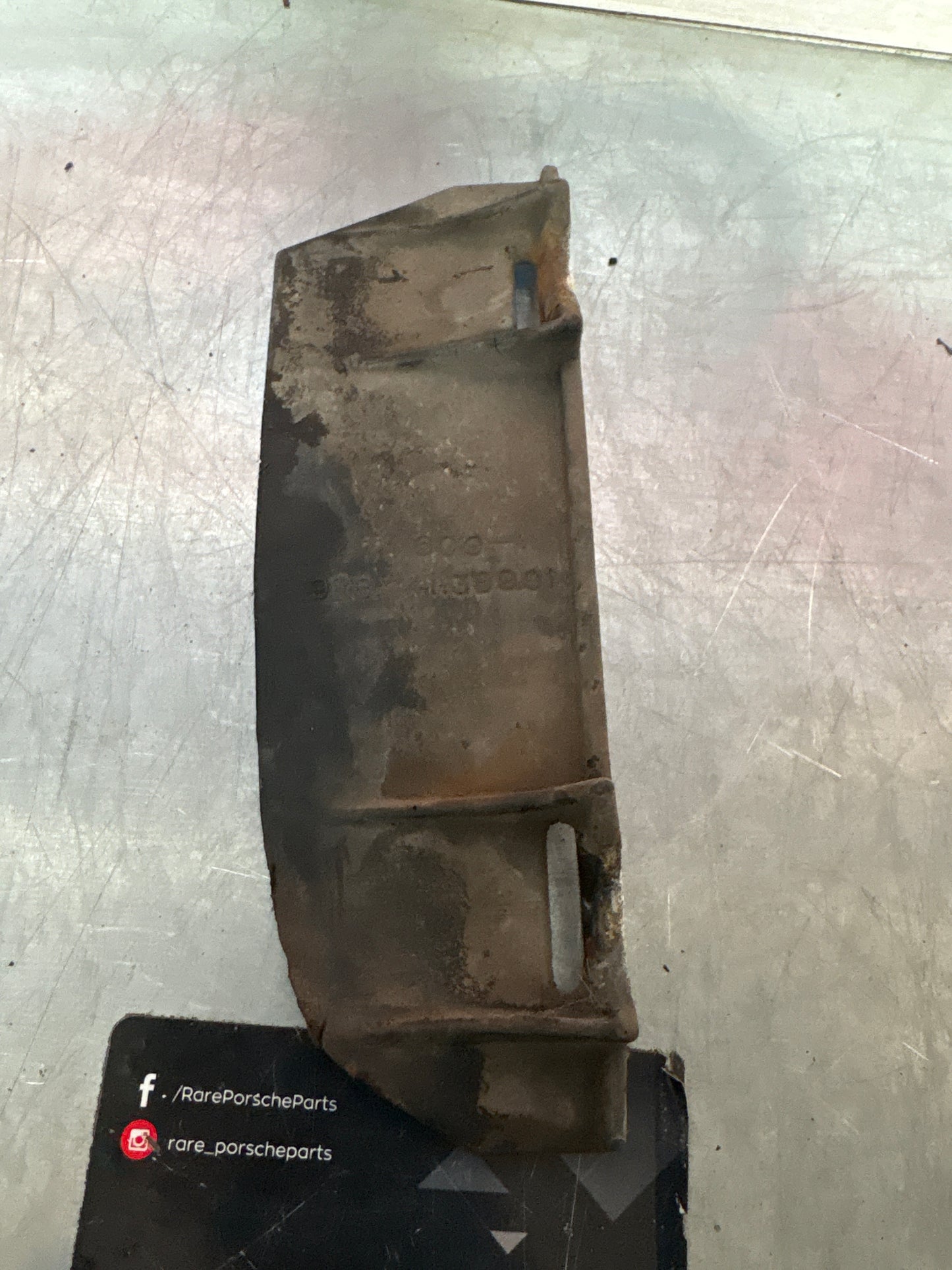 Porsche 928 control arm rubber spoiler left, used, 92834138901