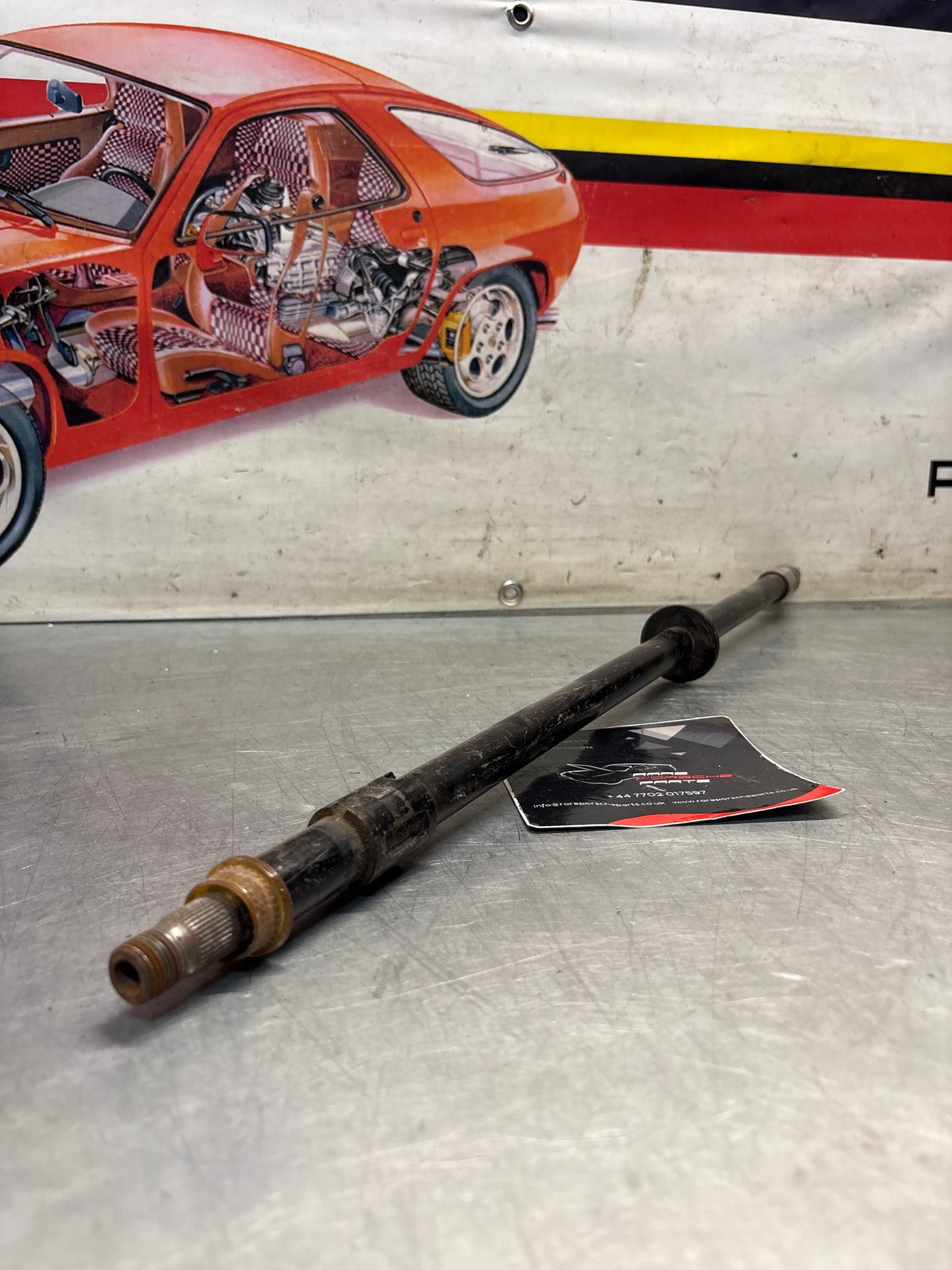 Porsche 924 steering coloumn shaft, used 477419505J