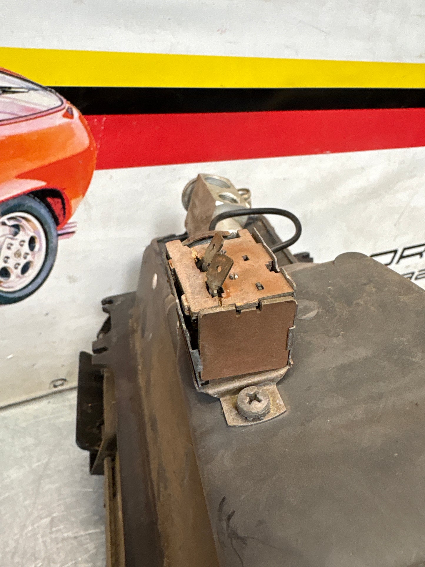 Porsche 928 heater box, LHD, 92857303604, used